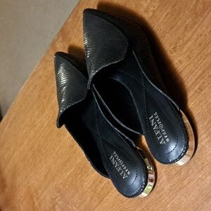 Alfani step n flex blk slides 6.5